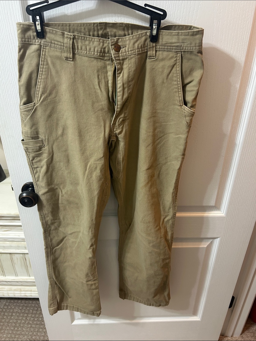 Men's Tan Chino Work Pants size 32x30